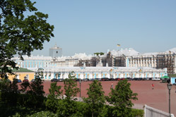 Реставрация дворца в Пушкине